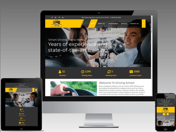 WordPress Thor Theme for Driving School